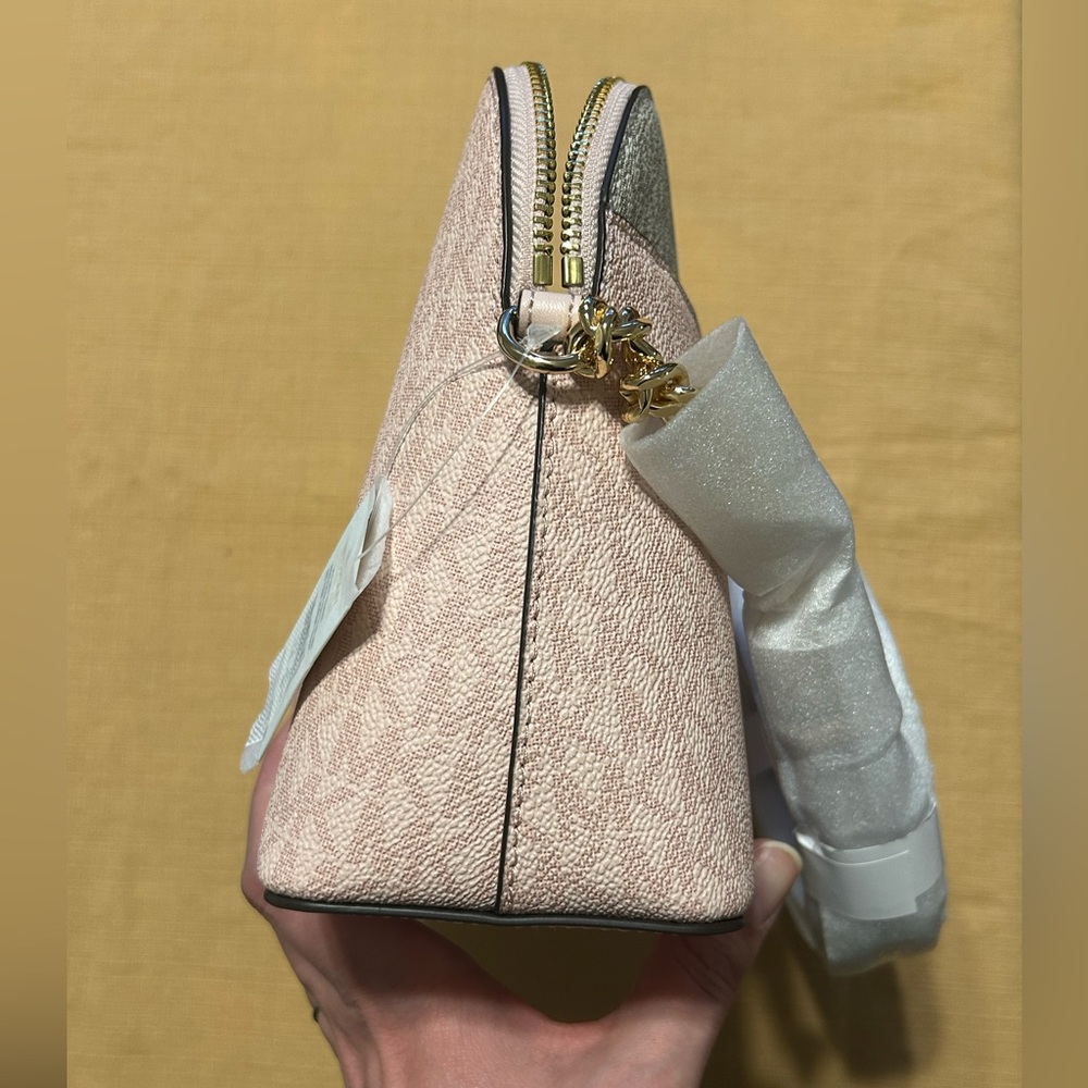 Michael Kors 3 Color Pink Cream Crossbody Bag - Brand New With Tags - Picture 10 of 16